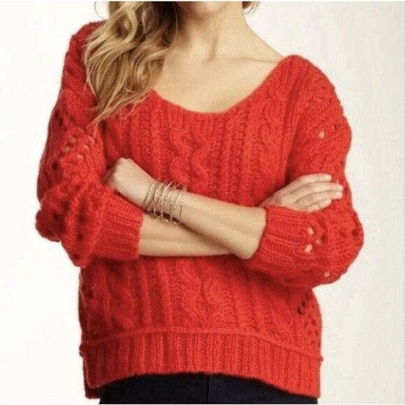 Free People Sweaters - Free People Wildfire Fluff Sweater Size Small